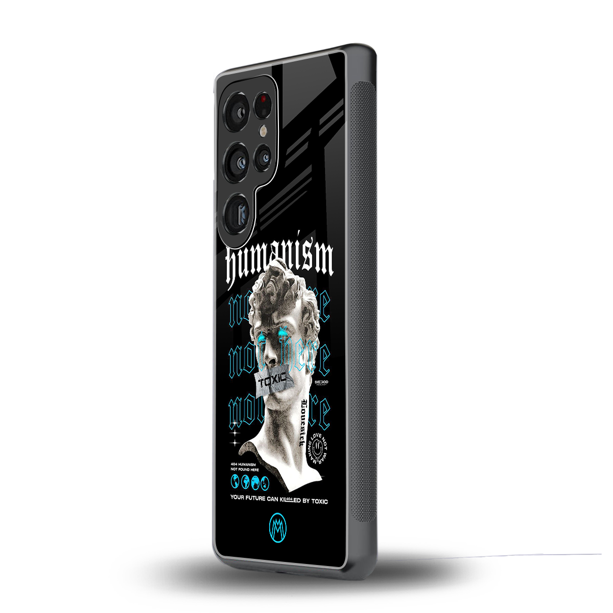 humanism not here back phone cover | glass case for samsung galaxy s25 ultra