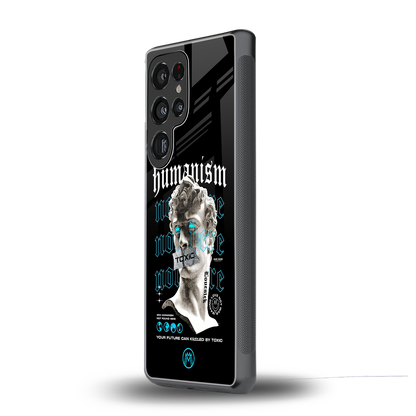 humanism not here back phone cover | glass case for samsung galaxy s25 ultra