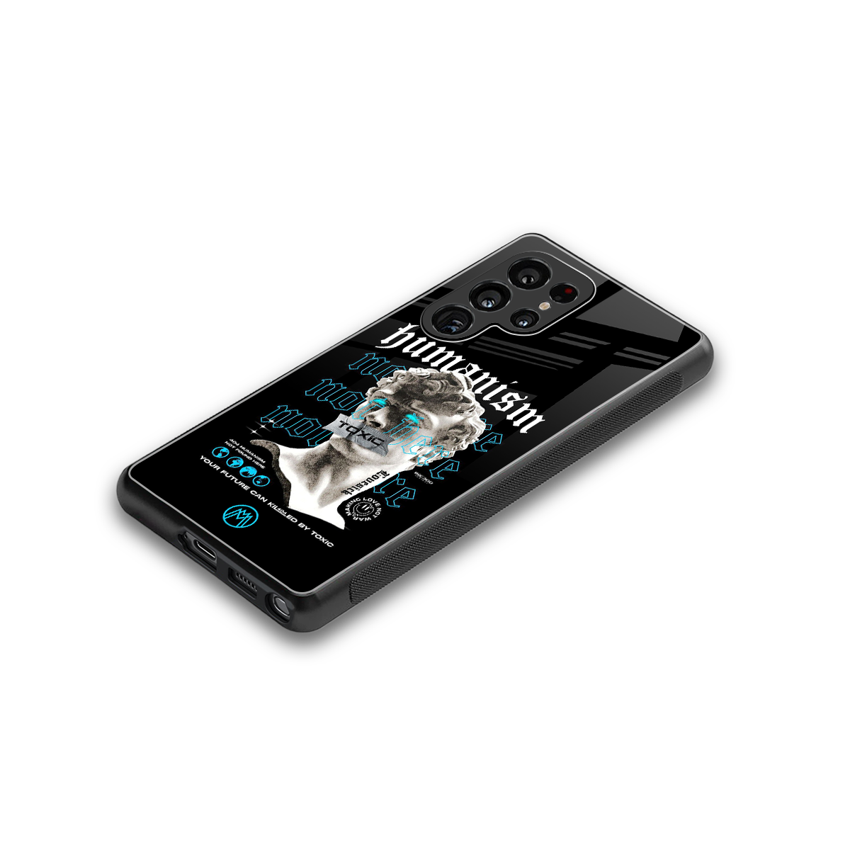humanism not here back phone cover | glass case for samsung galaxy s25 ultra