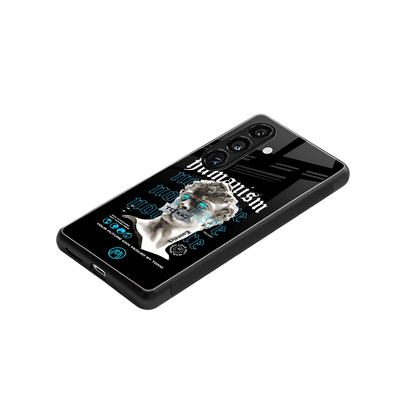 humanism not here back phone cover | glass case for samsung galaxy s24 fe