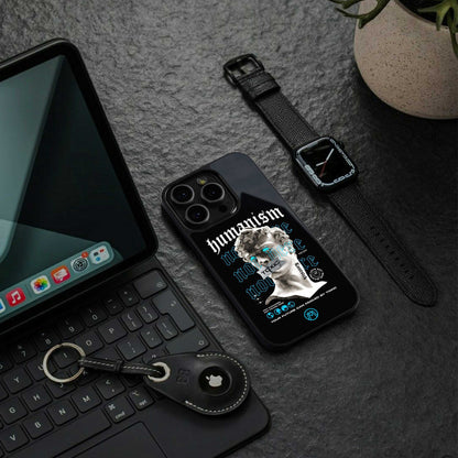 humanism not here back phone cover | glass case for samsung galaxy s23 plus