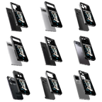 Durable Glass Back Mobile Case for iPhone, Samsung, OnePlus, Google Pixel, Redmi, Vivo, Oppo