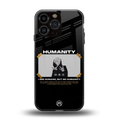 humans but no humanity back phone cover | glass case for iphone 13 pro max
