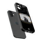 humans but no humanity back phone cover | glass case for iphone 16 plus