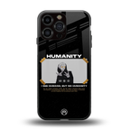 humans but no humanity back phone cover | glass case for iphone 16 pro max