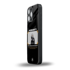 humans but no humanity back phone cover | glass case for iphone 16 pro max