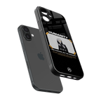 humans but no humanity back phone cover | glass case for iphone 16