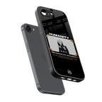 humans but no humanity back phone cover | glass case for iphone 16e