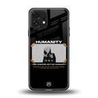 humans but no humanity back phone cover | glass case for nothing phone 1