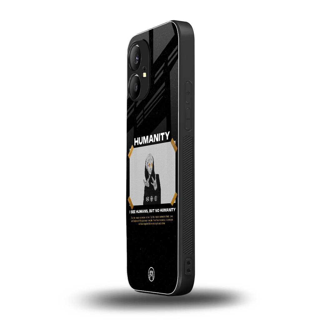 humans but no humanity back phone cover | glass case for nothing phone 1