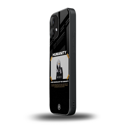 humans but no humanity back phone cover | glass case for nothing phone 2