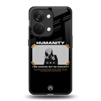 humans but no humanity back phone cover | glass case for oneplus nord 3
