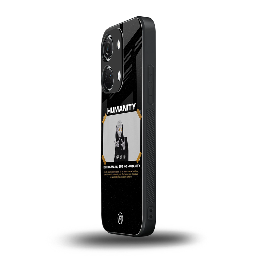 humans but no humanity back phone cover | glass case for oneplus nord 3