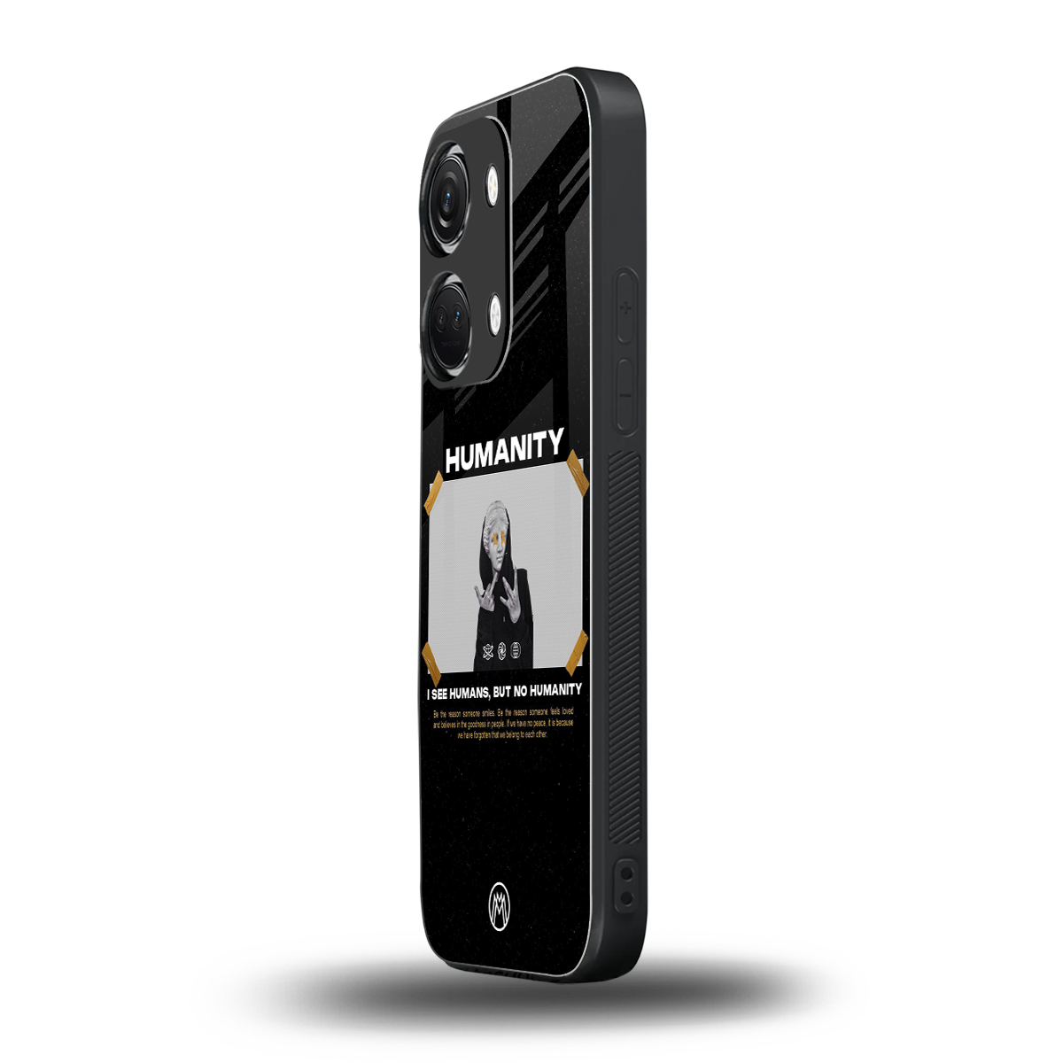 humans but no humanity back phone cover | glass case for oneplus nord 3