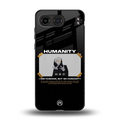 humans but no humanity back phone cover | glass case for oneplus nord 4