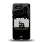 humans but no humanity back phone cover | glass case for oneplus nord 4
