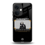 humans but no humanity back phone cover | glass case for oneplus nord ce 3