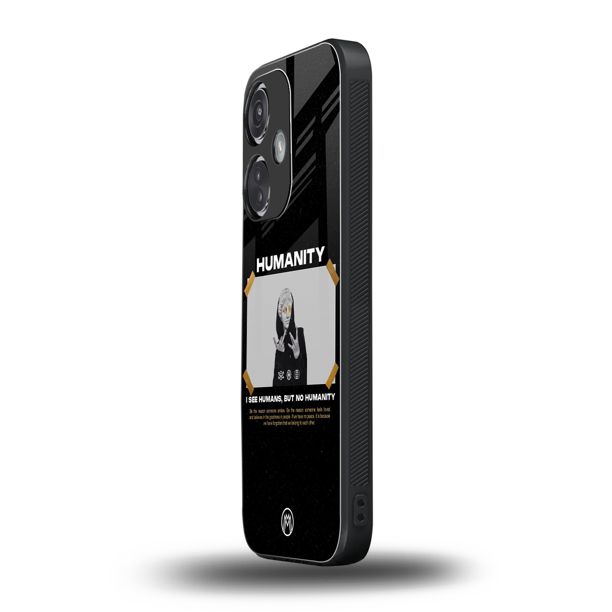humans but no humanity back phone cover | glass case for oneplus nord ce 3