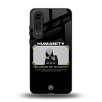humans but no humanity back phone cover | glass case for oneplus nord ce 4 lite