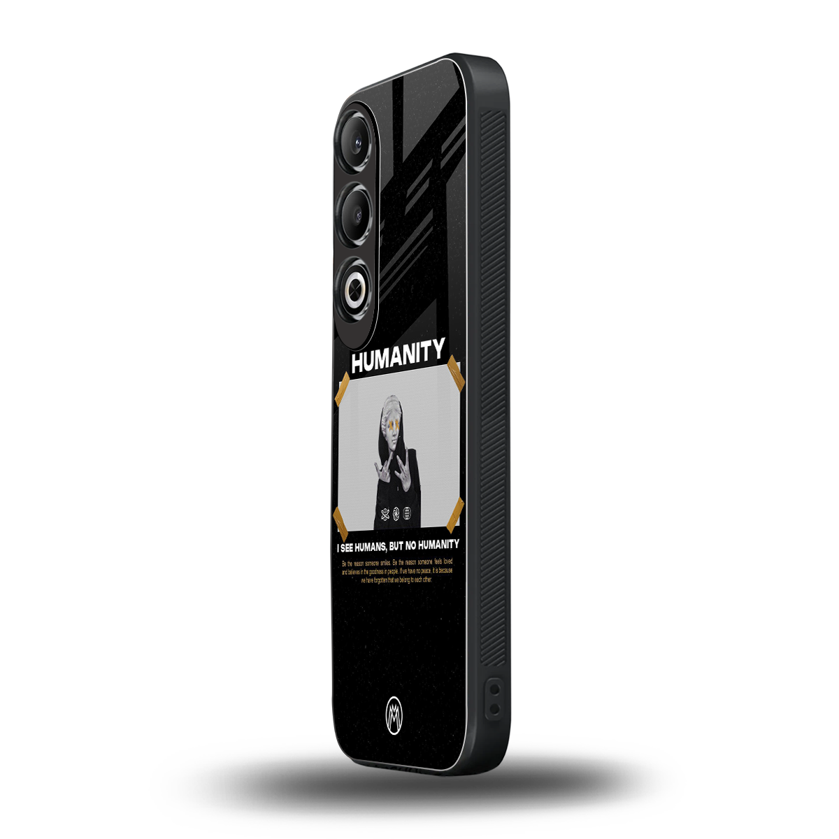 humans but no humanity back phone cover | glass case for oneplus nord ce 4