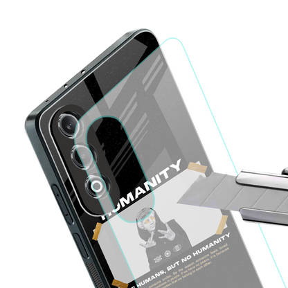 humans but no humanity back phone cover | glass case for oneplus nord ce 4