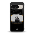 humans but no humanity back phone cover | glass case for google pixel 9