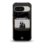 humans but no humanity back phone cover | glass case for google pixel 9