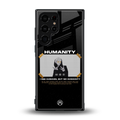 humans but no humanity back phone cover | glass case for samsung galaxy s23 ultra