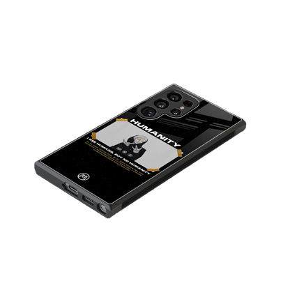 humans but no humanity back phone cover | glass case for samsung galaxy s23 ultra