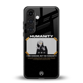 humans but no humanity back phone cover | glass case for samsung galaxy s25