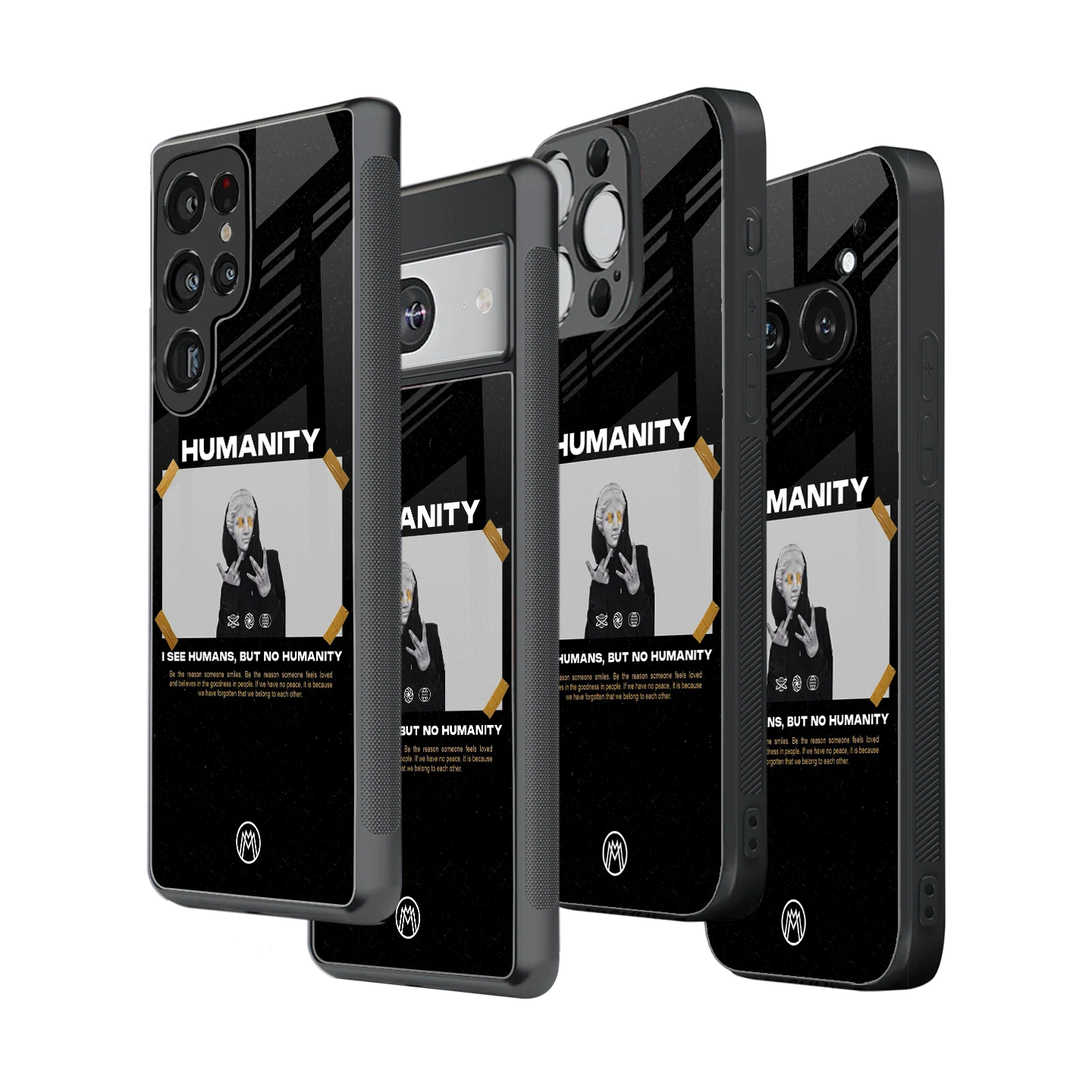 Stylish Glass Back Case for All Smartphones – iPhone, Samsung, OnePlus, Pixel, Redmi, Oppo, Vivo, Motorola