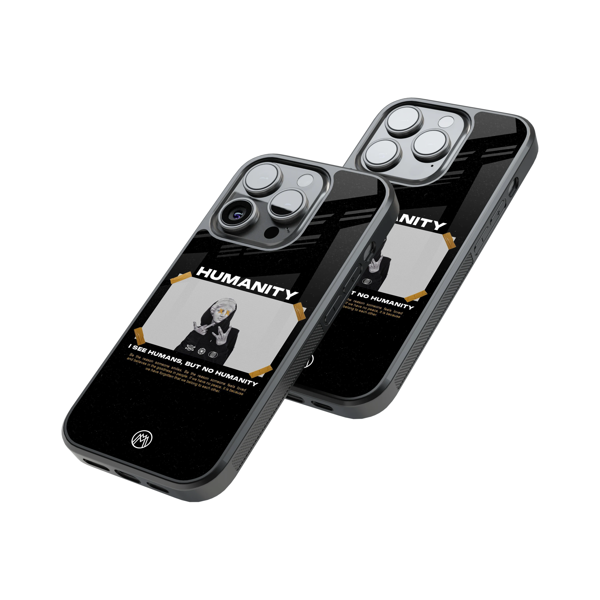 Protective Glass Back Phone Case Compatible with iPhone, Samsung, OnePlus, Pixel & More