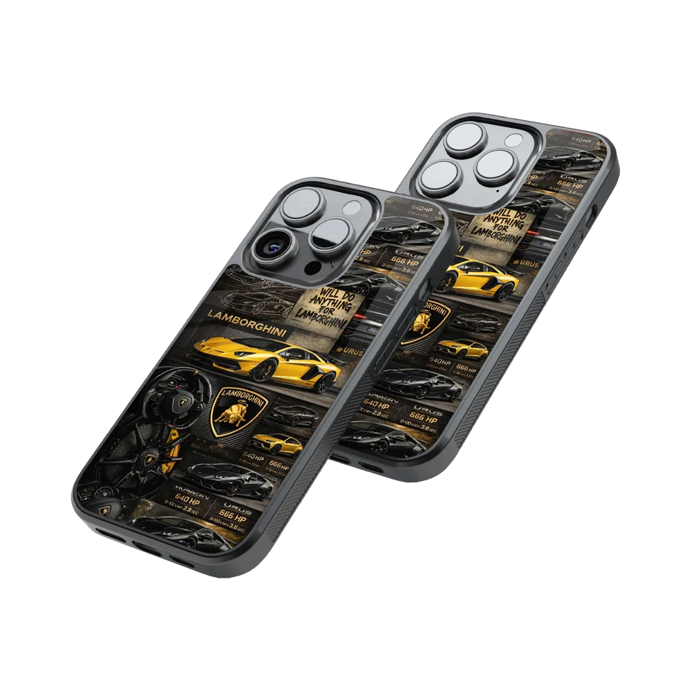 Protective Glass Back Phone Case Compatible with iPhone, Samsung, OnePlus, Pixel & More