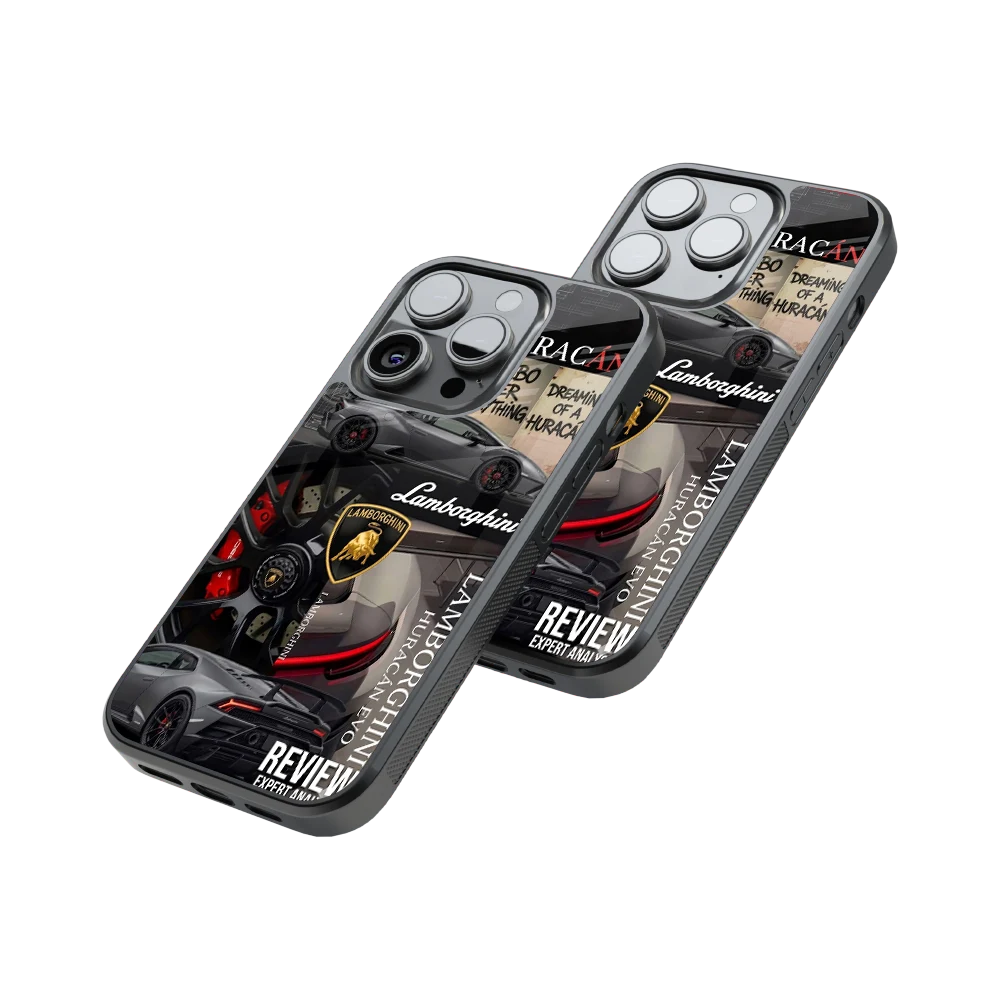 Protective Glass Back Phone Case Compatible with iPhone, Samsung, OnePlus, Pixel & More
