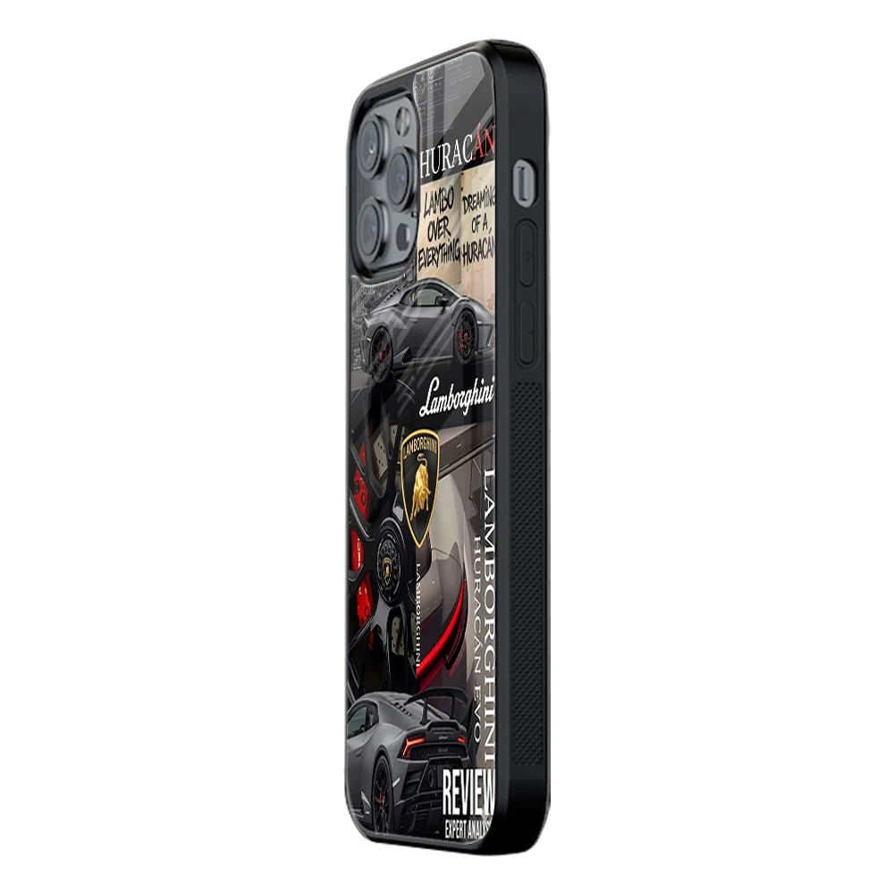 Slim Glass Back Phone Case for Multiple Brands iPhone, Samsung, Redmi, OnePlus, Oppo, Vivo