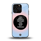 hurt back phone cover | glass case for iphone 13 pro