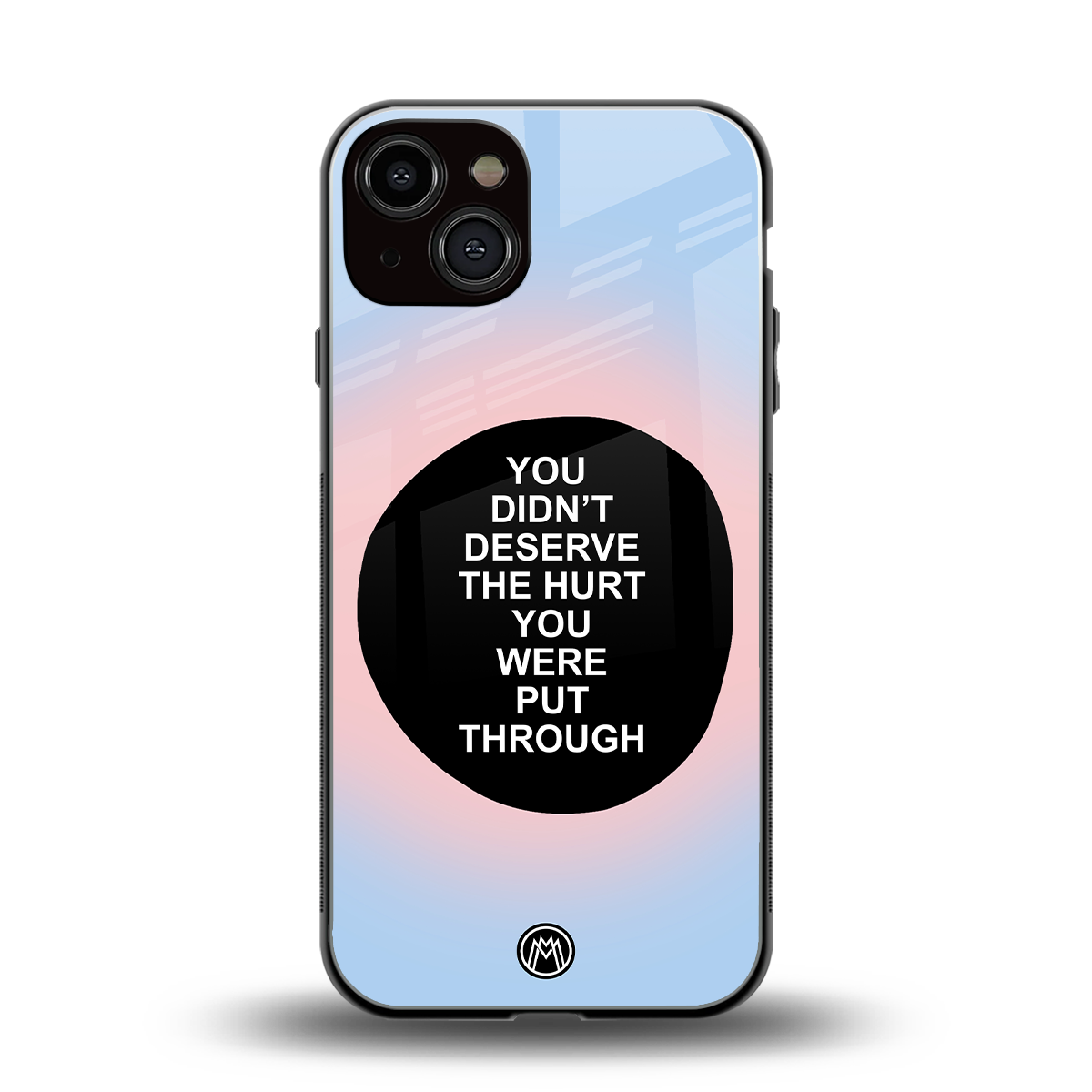hurt back phone cover | glass case for iphone 13