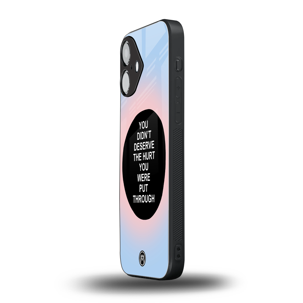 hurt back phone cover | glass case for iphone 16