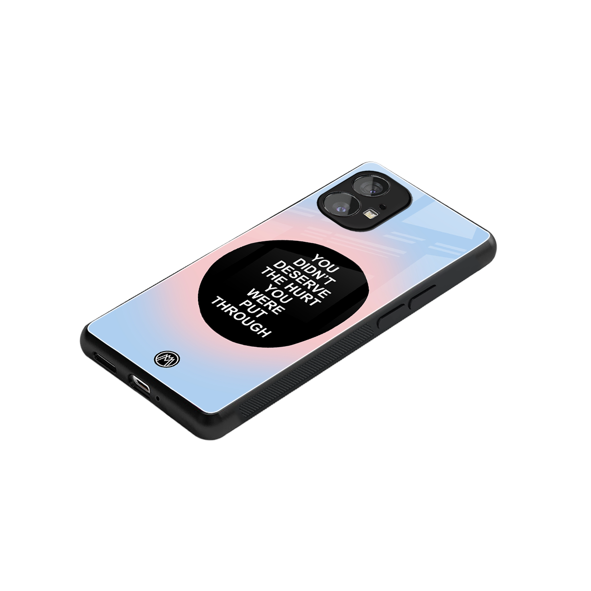 hurt back phone cover | glass case for nothing phone 1