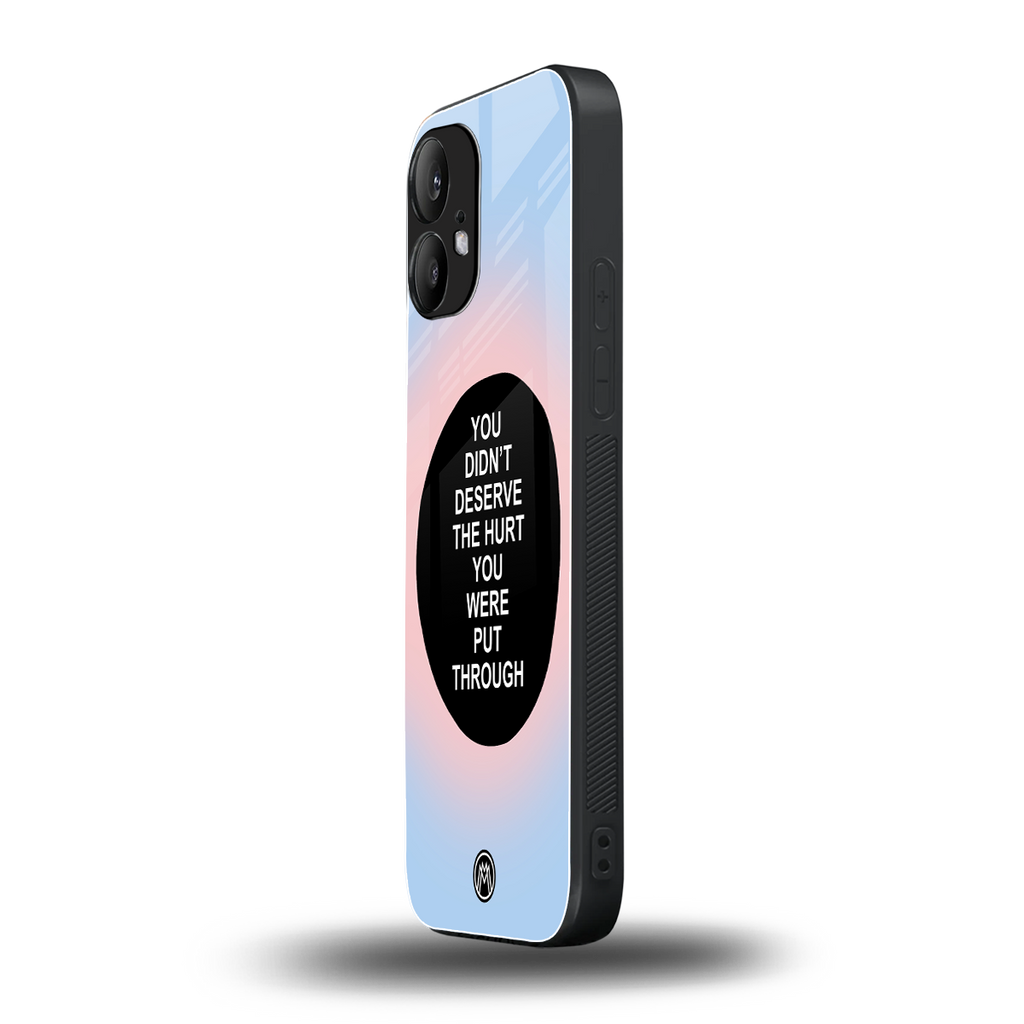 hurt back phone cover | glass case for nothing phone 2
