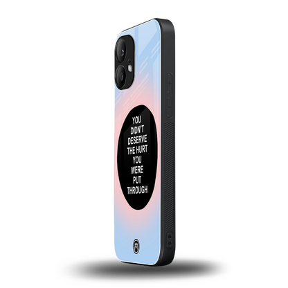 hurt back phone cover | glass case for nothing phone 2