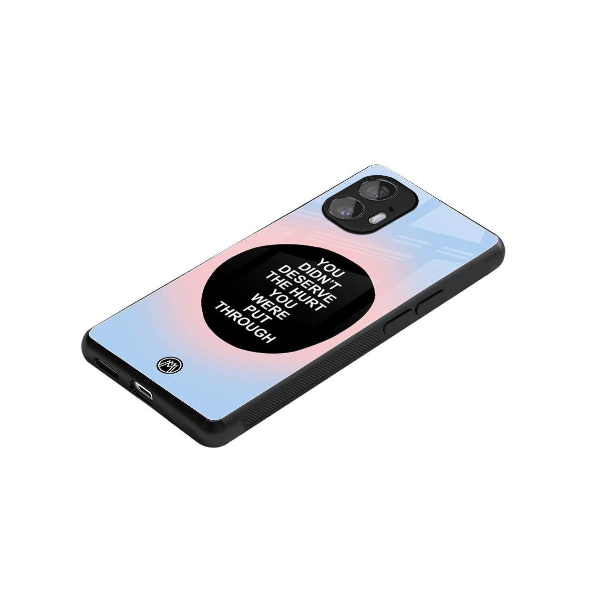 hurt back phone cover | glass case for nothing phone 2