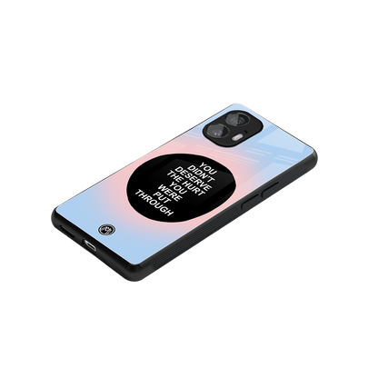 hurt back phone cover | glass case for nothing phone 2