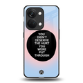 hurt back phone cover | glass case for oneplus nord 3