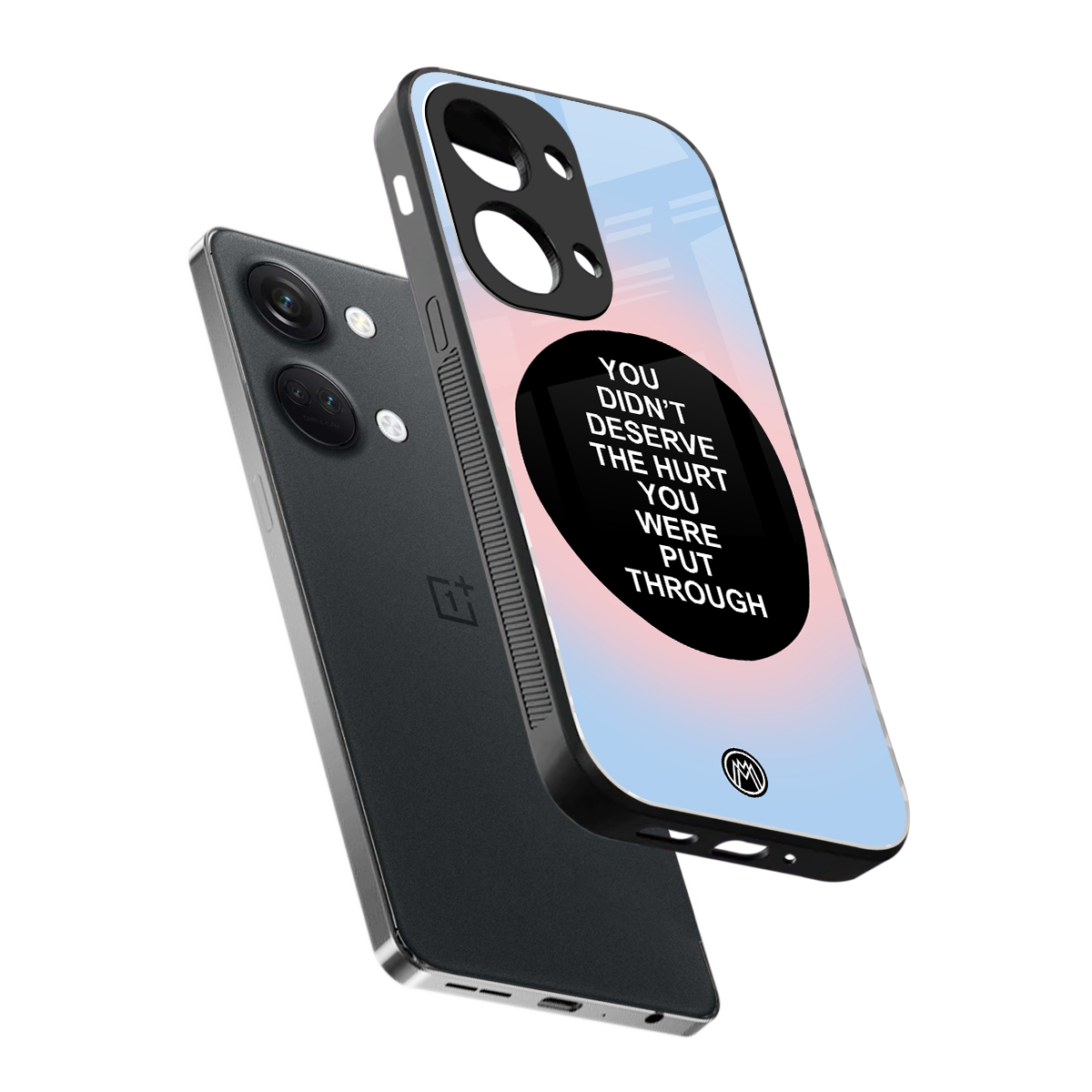 hurt back phone cover | glass case for oneplus nord 3