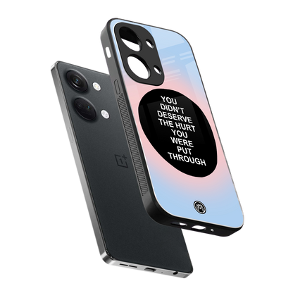 hurt back phone cover | glass case for oneplus nord 3