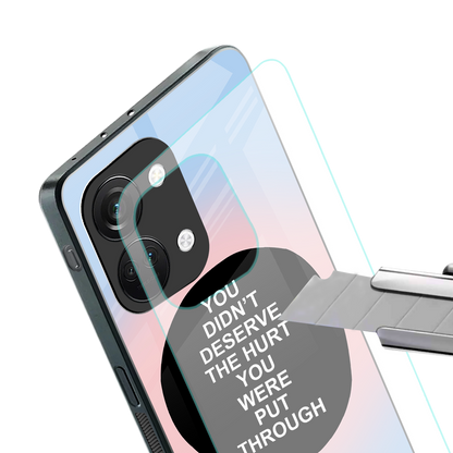 hurt back phone cover | glass case for oneplus nord 3
