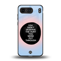 hurt back phone cover | glass case for oneplus nord 4