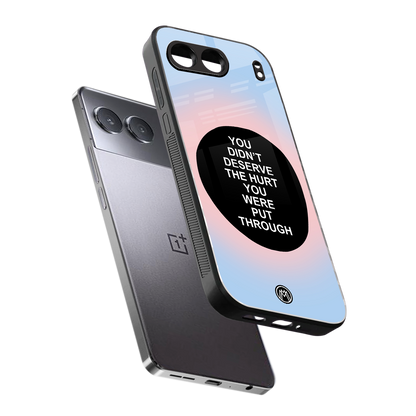 hurt back phone cover | glass case for oneplus nord 4