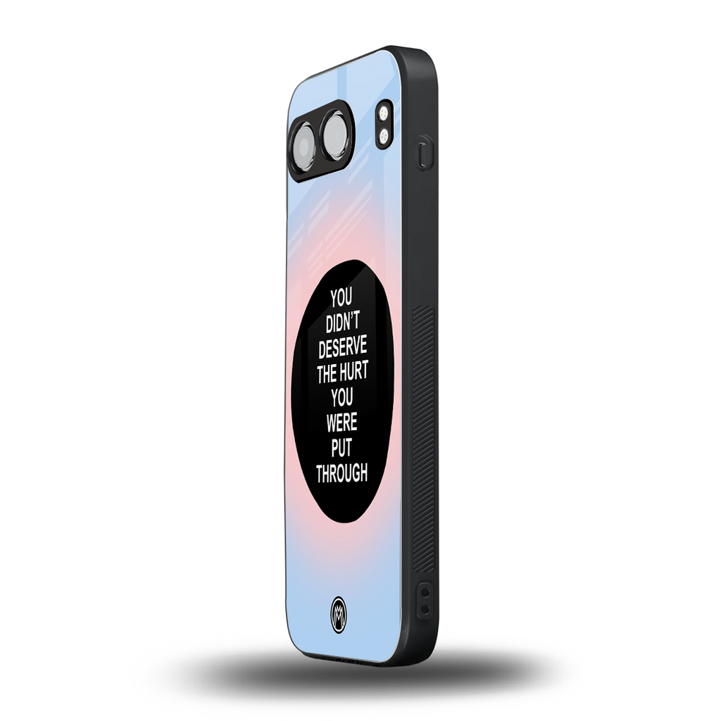 hurt back phone cover | glass case for oneplus nord 4